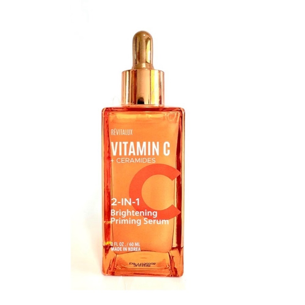 Revitalux Brightening Priming Serum Unisex 2oz Orange Vitamin C Ceramides